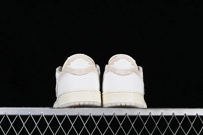 All categories Air Jordan Jordan series basketball shoes Air Jordan 1 Low Z version CP3 x Air Jordan 1 AJ1 Joe 1 embossed white low-top cultural casual sneakers FZ0455-200